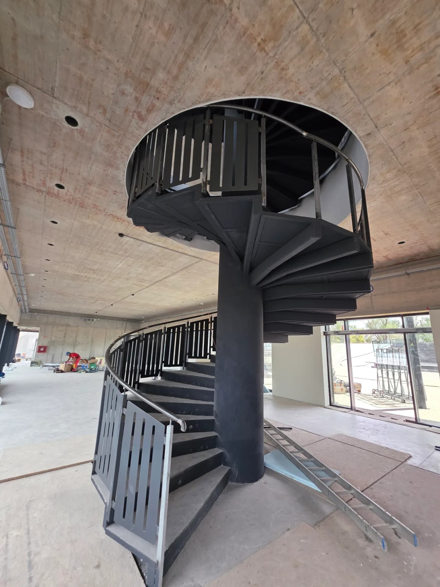 Scară în spirală și balustradă – Muzeul Industrializării Forțate