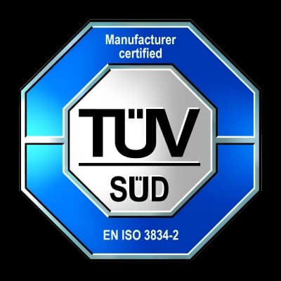 TÜV SÜD EN ISO 3834-2 tanúsítvány